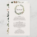 Search for rustic wedding menus Foliage
