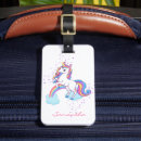 Search for unicorn luggage tags Cartoon