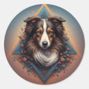 Search for collie dog stickers Portrait