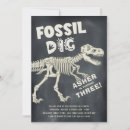 Search for dino dig invitations Fossil