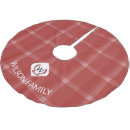Search for deer tree skirts Plaid
