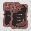 Search for vintage glam wedding invitations Gothic