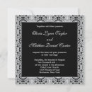 Search for silver and white wedding invitations Grey