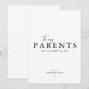 Search for bride father invitations To my parents