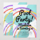 Search for water park birthday invitations Colourful