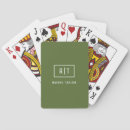 Search for monogrammed playing cards Stylish