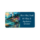 Search for scenic return address labels Ocean