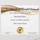 Search for certificate of completion Certification