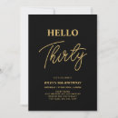 Search for 30th birthday invitations Calligraphy