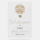 Search for hot air balloon welcome signs Baby shower