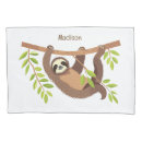 Search for cute sloth pillowcases Lazy