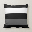 Search for grey and white stripe cushions Black