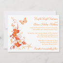 Search for orange butterfly invitations Orange and white