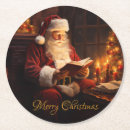 Search for vintage santa coasters Red