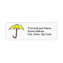 Search for sunny day return address labels Yellow