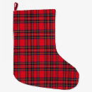 Search for red and black plaid christmas stockings Tartan