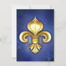 Search for fleur de lis invitations Gold