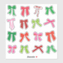 Search for big bow stickers Red