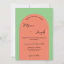 Search for salmon wedding invitations Modern