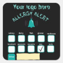 Search for food allergy stickers Allergies