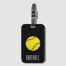 Search for softball luggage tags Cute