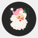 Search for vintage santa face stickers Claus