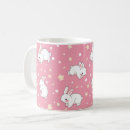 Search for pink bunny mugs Kawaii rabbit