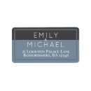 Search for steel return address labels Modern