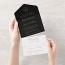 Search for elegant black and gold wedding invitations Formal