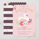 Search for swan princess baby shower invitations Girly