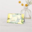 Search for lemon place cards Elegant