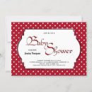 Search for red and white polka dot invitations Stylish