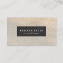 Search for subtle business cards Chic