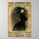 Search for vintage witch posters Black