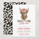 Search for cow animal invitations Holy cow i'm one