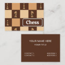 Search for chess business cards Pieces