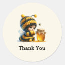 Search for golden bee stickers Honeybee