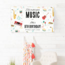 Search for music birthday banners Modern