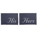 Search for his and her pillowcases Blue