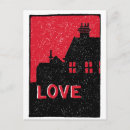 Search for vintage black and white postcards Illustration