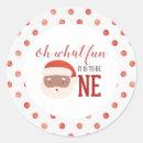 Search for fun party stickers Santa