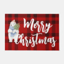 Search for merry christmas doormats Red