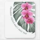 Search for pink orchid mousepads Tropical