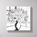 Search for black and white flower drawing art Flowers