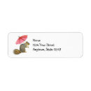 Search for squirrel return address labels Pink