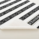 Search for black and white design blankets Striped
