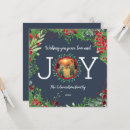 Search for joy peace love christmas cards Red and green