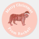 Search for christmas tiger stickers Animal