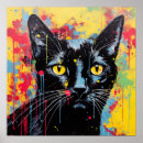 Search for black cat art Abstract