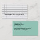 Search for curtain business cards Mini blinds